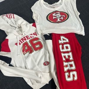 Victoria secret NFL set 49ers
